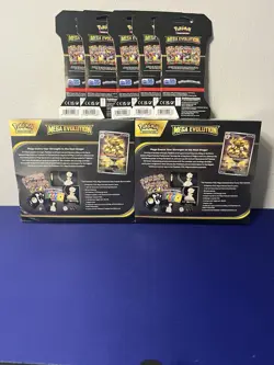 Pokemon TCG Mega Evolution ETB X2 & Mega Evolution Booster Pack X5 - Image 2