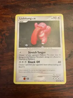Lickitung 80/127 Platinum 2009 Pokemon - Near Mint - Image 1