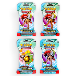 Pokemon Journey Together Sleeved Booster Pack Lot of 4 Scarlet & Violet New - Image 1