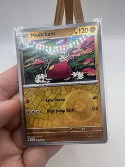 Medicham 083/162 Reverse Holo Common - Temporal Forces Pokemon TCG NM/M - Image 3