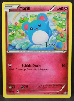 Marill 76/114 XY - Steam Siege Normal Common Pokemon - NM - Image 1