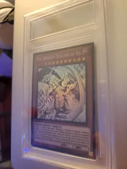 G2U YuGiOh TCG the Winged Dragon of Ra LED7EN000 Ghost Rare 1st Edition - Image 1