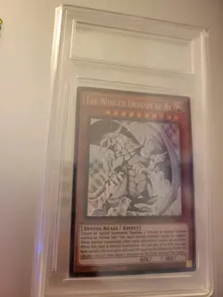 G2U YuGiOh TCG the Winged Dragon of Ra LED7EN000 Ghost Rare 1st Edition - Image 2