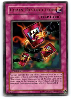 Yugioh Chain Disappearance PSV-006 Ultra Rare 1st Ed VLP - Image 1
