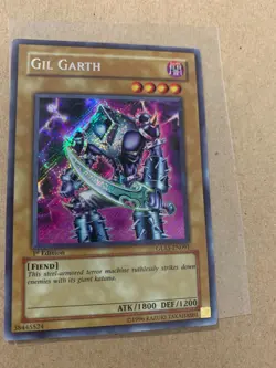 Yugioh - Gil Garth - GLAS-EN091 - 1st Edtion - Secret Rare - Image 1