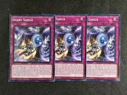 3x YuGiOh! - Sharv Sarga AGOV-EN072 Common 1st Edition Near Mint - Image 1