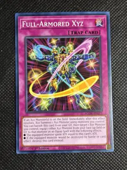 3x YuGiOh! - Full-Armored Xyz AGOV-EN071 Common 1st Edition Near Mint - Image 2