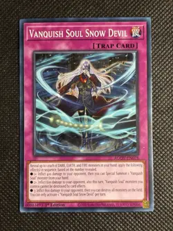 3x YuGiOh! - Vanquish Soul Snow Devil AGOV-EN078 Common 1st Edition Near Mint - Image 2