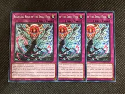 3x YuGiOh! - Startling Stare of the Snake-Eyes AGOV-EN075 Common 1st Edition NM - Image 1