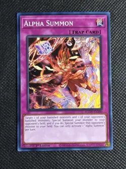 3x YuGiOh! - Alpha Summon AGOV-EN100 Common 1st Edition Near Mint - Image 2