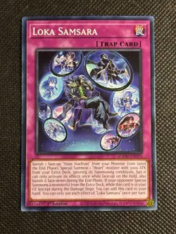 3x YuGiOh! - Loka Samsara AGOV-EN073 Common 1st Edition Near Mint - Image 2