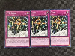 3x YuGiOh! - T.G. Close AGOV-EN070 Common 1st Edition Near Mint - Image 1