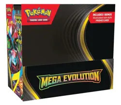 Pokemon TCG Mega Evolution Enhanced Booster Display Box 36 Pks & 1 Promo Card - Image 1