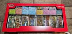 Pokemon TCG Prismatic Evolutions Costco 8 Mini-Tin Bundle w/ Promo Cards sealed - Image 1