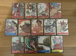 One Piece TCG Card Gift Collection Box 2023 - 13 Card Set COMPLETE - NM/M - Image 1