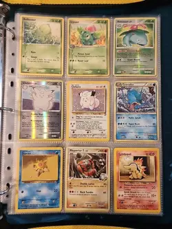 Pokemon Collection Binder Vintage Lot of Cards Holos Rares WoTC Venusaur Etc - Image 1