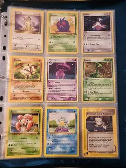 Pokemon Collection Binder Vintage Lot of Cards Holos Rares WoTC Venusaur Etc - Image 3