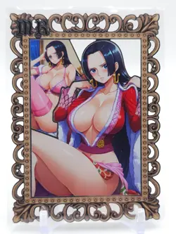 Goddess Story - Silver Metal Waifu Card - Boa Hancock - NUMBERED #/200 - Image 1