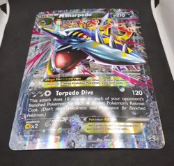 Pokemon Card M Sharpedo EX XY200 Xy Black Star Promo Jumbo Near Mint - Image 1