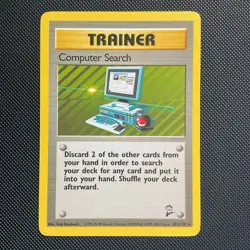 Pokemon Computer Search #101 Base Set 2 Card - Image 1