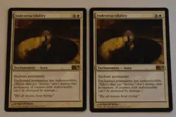 2x INDESTRUCTIBILITY White Rare ENCHANTMENT 2014 MAGIC GATHERING CARD - Image 2