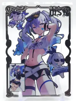 Goddess Story - Silver Metal Waifu Card - Silver Wolf - NUMBERED #/100 - Image 1