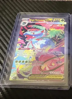 Mega Venusaur EX SIR 177/132 Mega Evolution English pokemon TCG Near Mint Card - Image 1