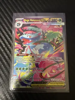 Mega Venusaur EX SIR 177/132 Mega Evolution English pokemon TCG Near Mint Card - Image 2