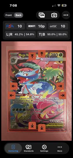 Mega Venusaur EX SIR 177/132 Mega Evolution English pokemon TCG Near Mint Card - Image 4