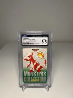 1996 Pokemon Bandai Carddass Green Card Part 1 #5 Charmeleon CGC 6.5 EX-NM+ - Image 1