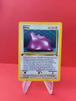 Pokemon Karte/card - Ditto 3/62 - Fossil Holo - 1. Edition - Played - Image 1