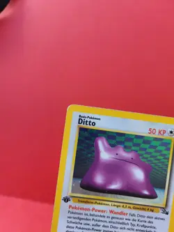 Pokemon Karte/card - Ditto 3/62 - Fossil Holo - 1. Edition - Played - Image 2