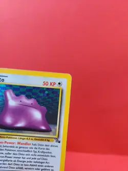 Pokemon Karte/card - Ditto 3/62 - Fossil Holo - 1. Edition - Played - Image 3