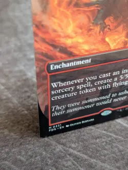 MTG, Rite of the Dragoncaller #0331, Foundations, Borderless, Non-Foil NM Mythic - Image 3