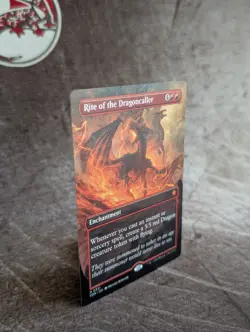 MTG, Rite of the Dragoncaller #0331, Foundations, Borderless, Non-Foil NM Mythic - Image 4