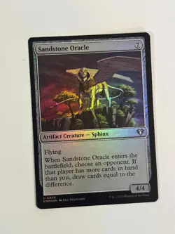 Sandstone Oracle Commander Masters Foil Magic the Gathering MTG - Image 1
