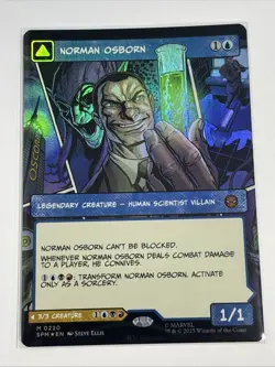 Norman Osborn (Borderless Foil) - M 0220 - Marvel's Spider-Man MTG - Image 1