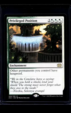 2022 MTG Magic The Gathering 2X2 Double Masters 2022 #263 Privileged Position - Image 1