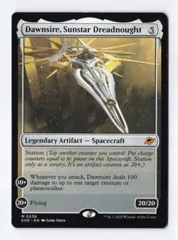 Dawnsire, Sunstar Dreadnought 0238 (M) MTG Edge of Eternities (EOE) - Image 1