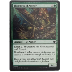 x4 Thornweald Archer Foundations Green Creature Elf Archer Playset M/NM Common - Image 1