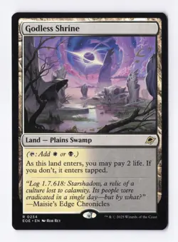 Godless Shrine 0254 (R) MTG Edge of Eternities (EOE) - Image 1