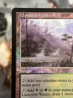 1x Foil Llanowar Wastes (141) Apocalypse MP MTG Magic the Gathering x1 MKE - Image 3
