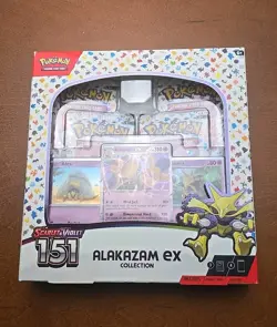 Pokemon TCG Scarlet and Violet - 151 Alakazam ex Collection Box 820650855269 - Image 1