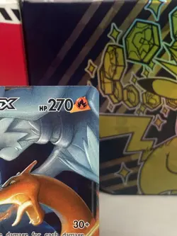 Pokemon TCG Holo Ultra Rare Full Art Tag Team Reshiram And Charizard - Image 4