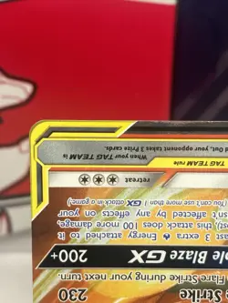 Pokemon TCG Holo Ultra Rare Full Art Tag Team Reshiram And Charizard - Image 5