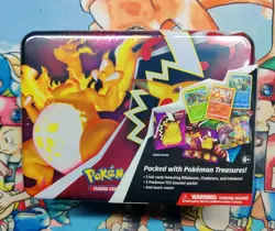 Pokemon TCG Fall 2020 Collectors Chest Tin Lunchbox Factory Sealed - Image 1