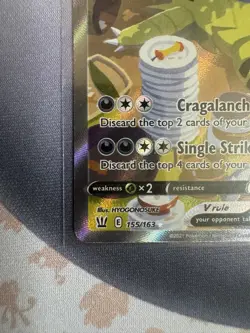 Pokemon TCG Tyranitar V 155/163 Alternative Art Battle Styles Lightly Played - Image 5