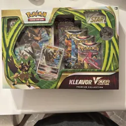 Pokemon TCG - Sword & Shield Kleavor VSTAR Premium Collection New Sealed - Image 1