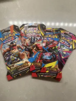 Pokemon TCG Mega Evolution Sleeved Booster Packs LOT of 10 Brand New Sealed - Image 1