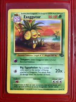 TCG Pokemon 1999 Jungle Exeggutor 35/64 Uncommon - Image 1